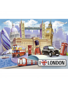 PUZZLE LONDRA, 100 PIESE,RVSPC10607 2