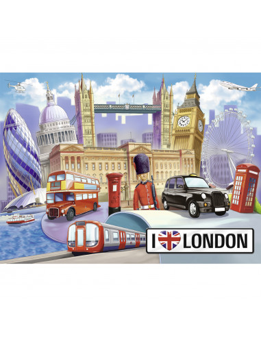 PUZZLE LONDRA, 100 PIESE,RVSPC10607