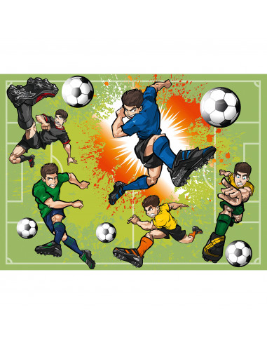 PUZZLE FOTBALISTI, 100 PIESE,RVSPC10693