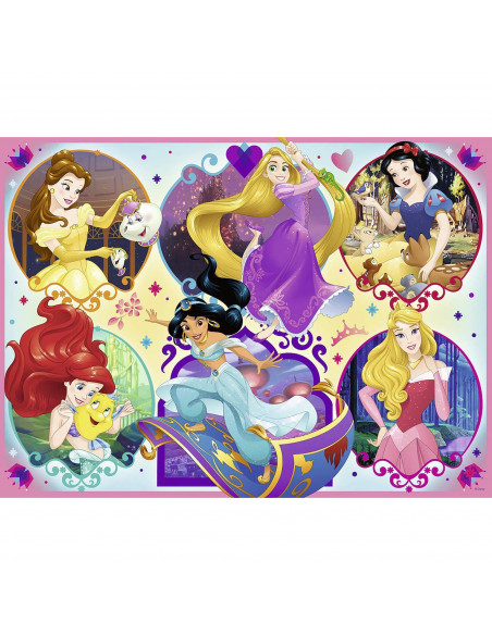 PUZZLE PRINTESELE DISNEY, 100 PIESE,RVSPC10796