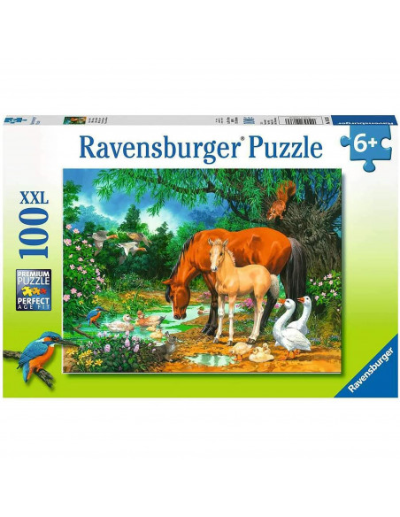 PUZZLE ANIMALE LA IAZ, 100 PIESE,RVSPC10833