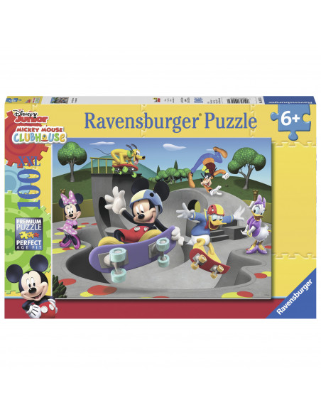 PUZZLE MICKEY CU SKATEBOARD, 100 piese,RVSPC10923