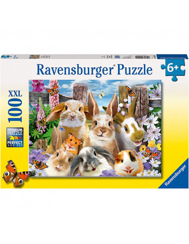 PUZZLE IEPURASI, 100 PIESE,RVSPC10949