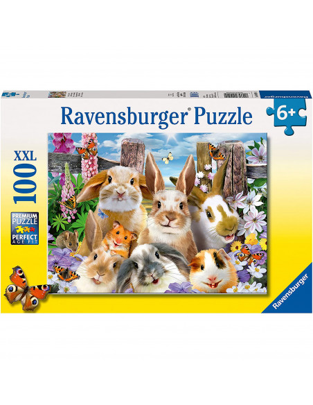 PUZZLE IEPURASI, 100 PIESE,RVSPC10949
