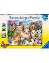 PUZZLE IEPURASI, 100 PIESE,RVSPC10949