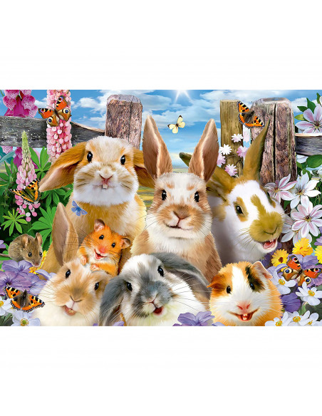 PUZZLE IEPURASI, 100 PIESE,RVSPC10949