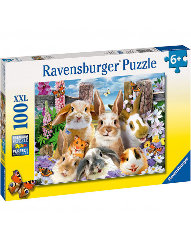 PUZZLE IEPURASI, 100 PIESE,RVSPC10949