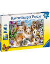 PUZZLE IEPURASI, 100 PIESE,RVSPC10949