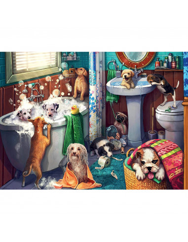 PUZZLE CATELUSI IN BAIE, 200 PIESE,RVSPC12667