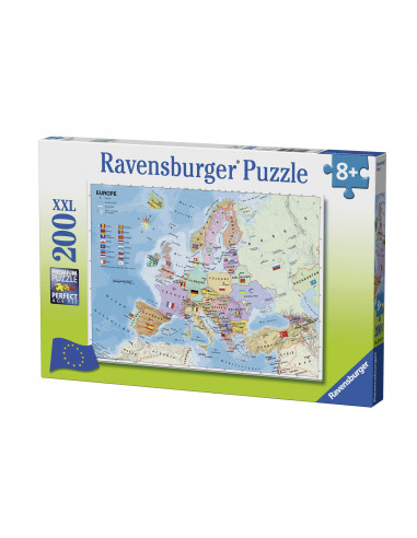 PUZZLE HARTA EUROPEI, 200 PIESE,RVSPC12841