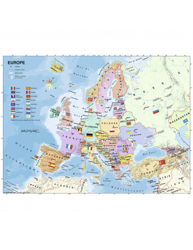 PUZZLE HARTA EUROPEI, 200 PIESE,RVSPC12841