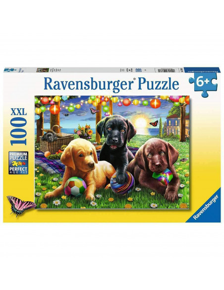 PUZZLE CATEI LA PICNIC, 100 PIESE,RVSPC12886