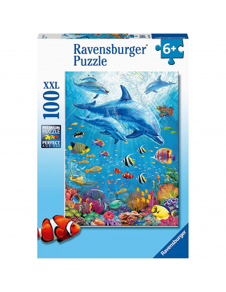 PUZZLE DELFINI SI PESTI, 100 PIESE,RVSPC12889