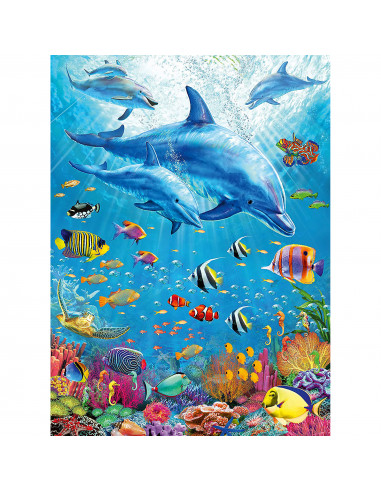 PUZZLE DELFINI SI PESTI, 100 PIESE,RVSPC12889