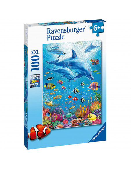 PUZZLE DELFINI SI PESTI, 100 PIESE,RVSPC12889