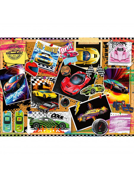 PUZZLE MASINI DE CURSE, 100 PIESE,RVSPC12899