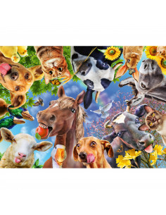 PUZZLE PORTRET CU ANIMALE, 200 PIESE,RVSPC12902 2