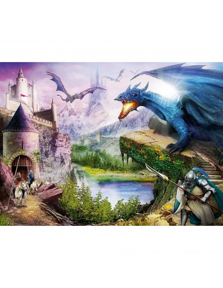 PUZZLE CASTEL SI DRAGONI, 200 PIESE,RVSPC12911
