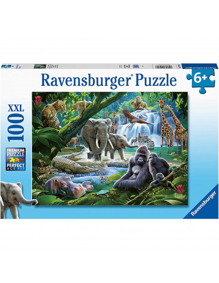 PUZZLE ANIMALE DIN JUNGLA, 100 PIESE,RVSPC12970