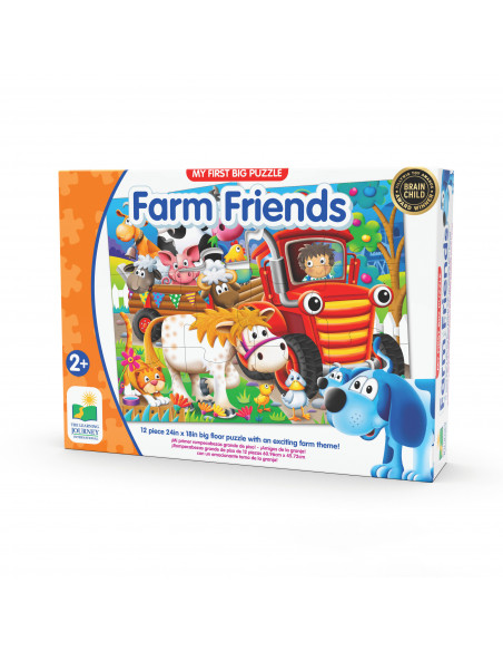 PRIMUL MEU PUZZLE DE PODEA - ANIMALE LA FERMA,TLJ107805