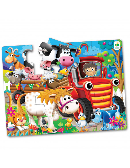 PRIMUL MEU PUZZLE DE PODEA - ANIMALE LA FERMA,TLJ107805