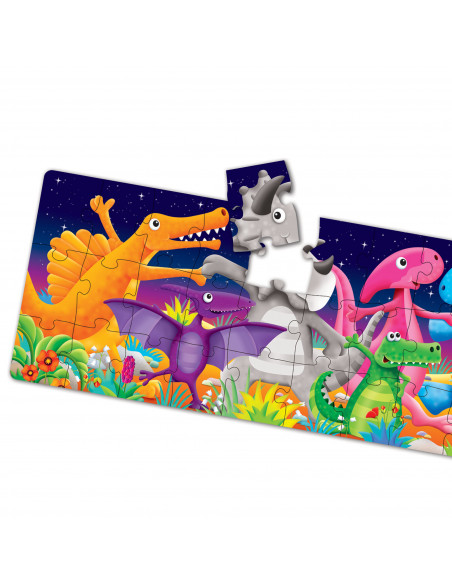 PUZZLE LUNG DE PODEA - DINOZAURI COLORATI,TLJ423929