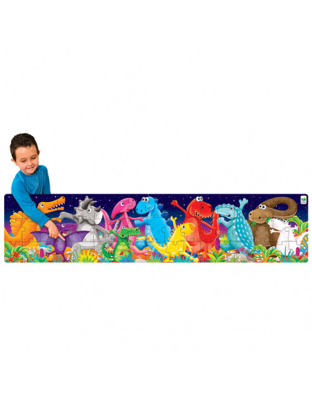 PUZZLE LUNG DE PODEA - DINOZAURI COLORATI,TLJ423929