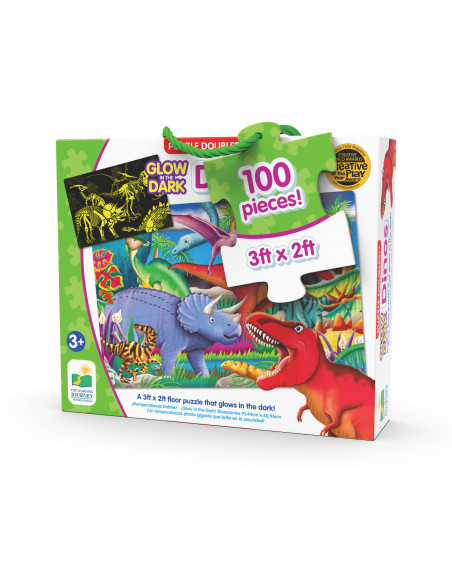 PUZZLE STRALUCESTE IN INTUNERIC - DINOZAURI,TLJ787533
