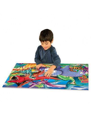 PUZZLE STRALUCESTE IN INTUNERIC - DINOZAURI,TLJ787533