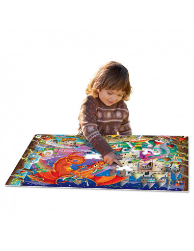 PUZZLE STRALUCESTE IN INTUNERIC - FANTEZIE,TLJ239001