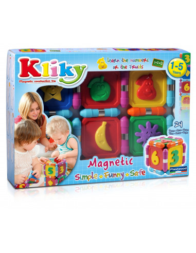 Kliky - Set Magnetic Sa Invatam Fructele,SM0018