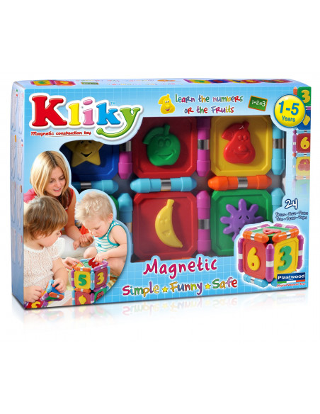 Kliky - Set Magnetic Sa Invatam Fructele,SM0018