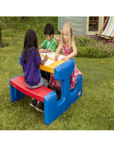 Masuta Mare Pentru Picnic, 6 locuri, Albastra,LT46680