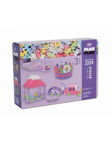 Plus Plus Pastel 3 In 1 - 220 Piese,PP3712