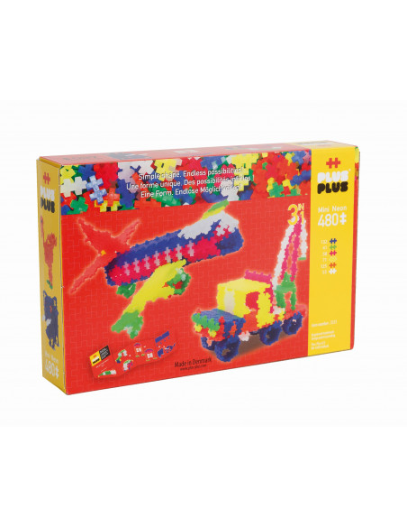 Plus Plus Neon 3 In 1 - 480 Piese,PP3721