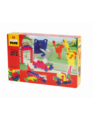 Plus Plus Neon 3 In 1 - 480 Piese,PP3721