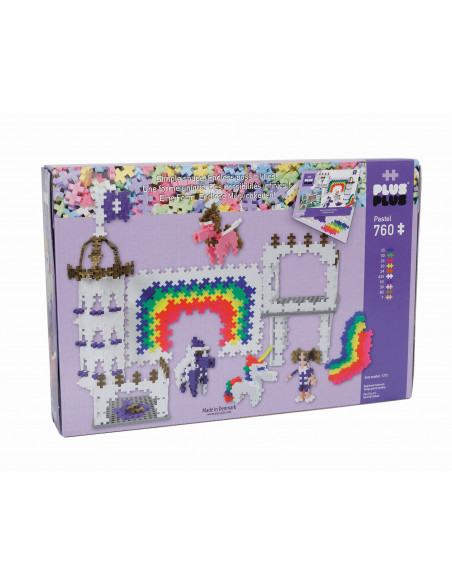 Plus Plus Pastel Curcubeu-760 Piese,PP3775