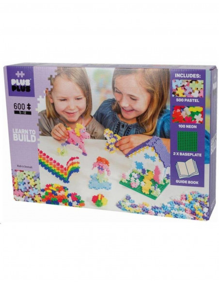Plus Plus Pastel/Neon-600 Piese/Set,PP5009