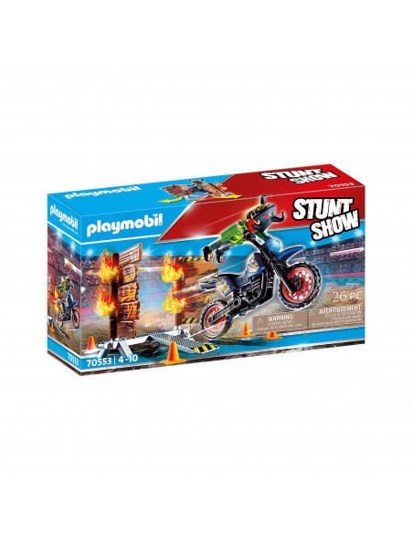 STUNT SHOW - MOTOCICLETA CU PERETE DE FOC,70553