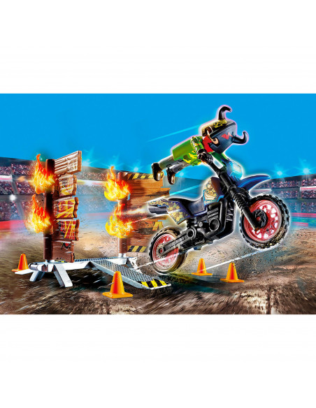 STUNT SHOW - MOTOCICLETA CU PERETE DE FOC,70553