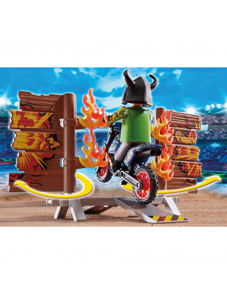 STUNT SHOW - MOTOCICLETA CU PERETE DE FOC,70553