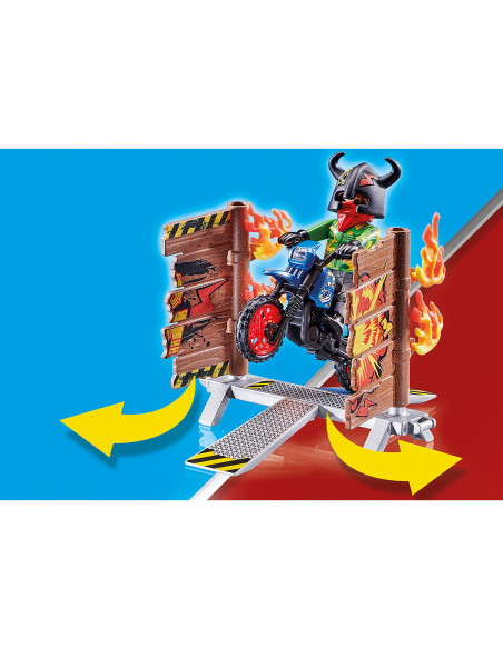 STUNT SHOW - MOTOCICLETA CU PERETE DE FOC,70553