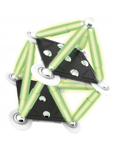 SUPERMAG CLASSIC GLOW - SET CONSTRUCTIE 48 PIESE,SM0408