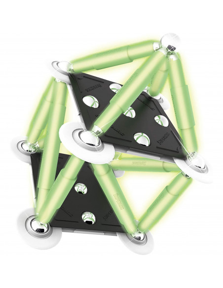 SUPERMAG CLASSIC GLOW - SET CONSTRUCTIE 48 PIESE,SM0408