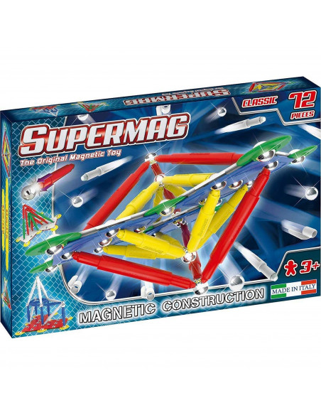 SUPERMAG CLASSIC PRIMARY - SET CONSTRUCTIE 72 PIESE,SM0401