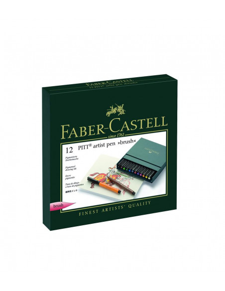 FC167146,Pitt artist pen cutie studio 12 buc faber-castell