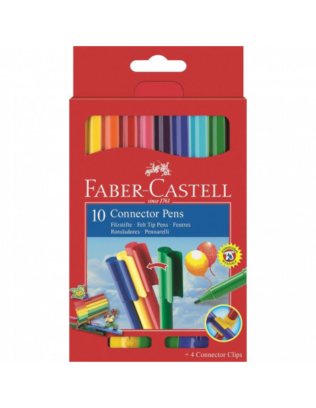 FC155520,CARIOCA 20 CULORI CONNECTOR FABER-CASTELL