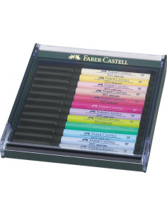 FC267420,Cutie 12 culori pitt artist pen nuante pastel faber-castell 2
