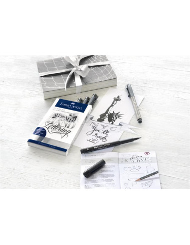 FC267118,Pitt artist pen set caligrafic 8 buc faber-castell