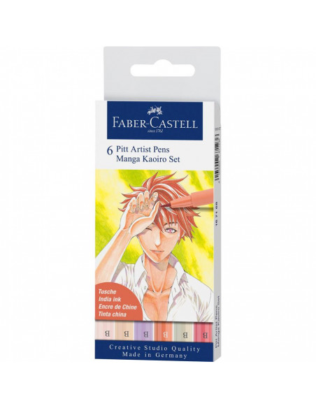 FC167168,Pitt artist pen manga set 6 kaioro 2019 faber-castell